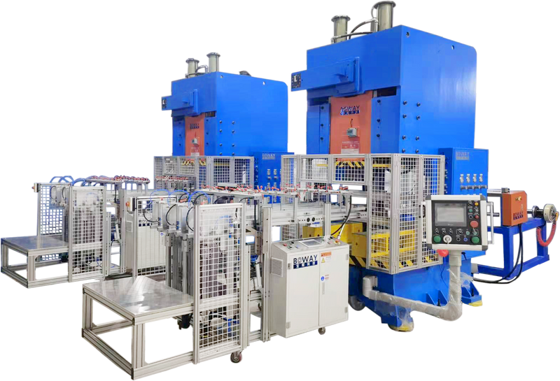 Linha de produção automática de contêineres de folha de alimentação com controle de qualidade